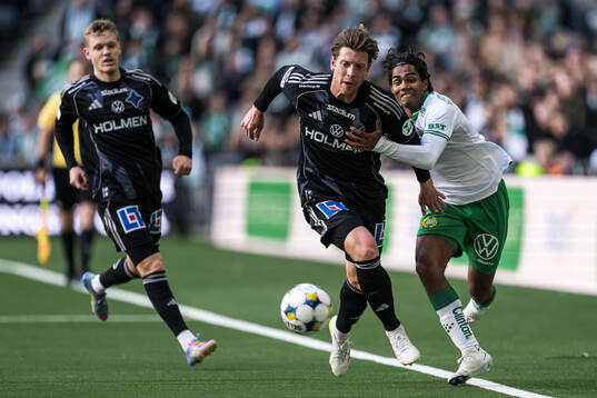 IFK Norrköpings Alexander Fransson och Hammarbys Jonathan