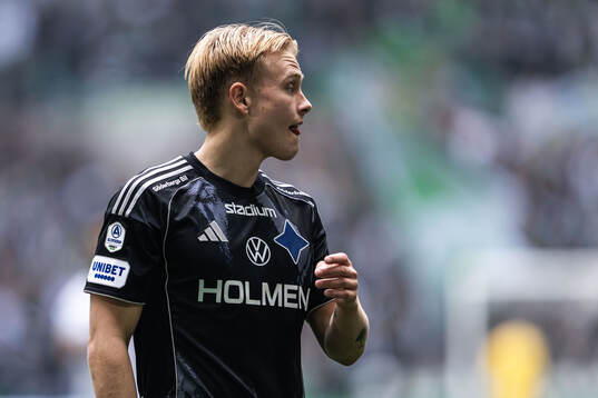 IFK Norrköpings Isak Andri Sigurgeirsson deppar