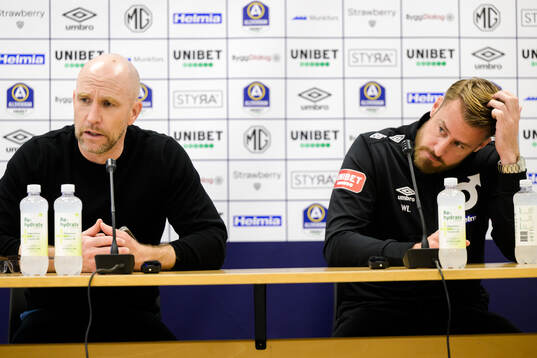 Malmö FFs tränare Henrik Rydström  och Degerfors