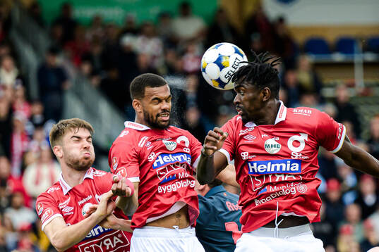 Degerfors Juhani Pikkarainen, Leon Hien och Mamadouba Diaby