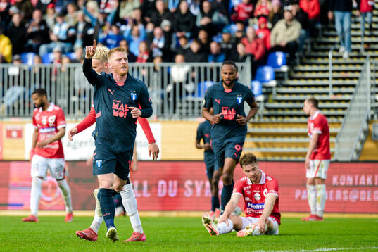Malmö FFs Anders Christiansen jublar