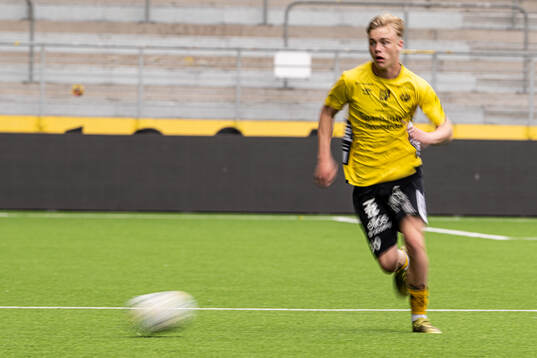 under fotbollsmatchen i P17 Allsvenskan Södra mellan