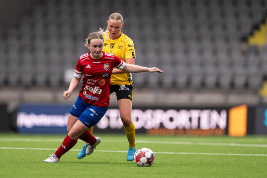 Gauthiods Alexandra Hermansson och Elfsborgs Alvida Grimvik