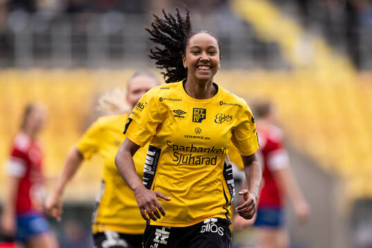 Elfsborgs Stella Johansson jublar