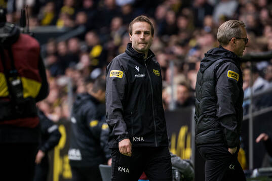 Mjällbys assisterande tränare Karl Marius Aksum