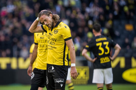 Mjällbys Tom Pettersson deppar