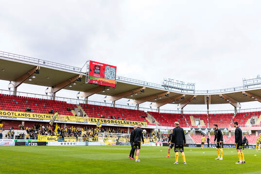 Elfsborgs spelare värmer upp