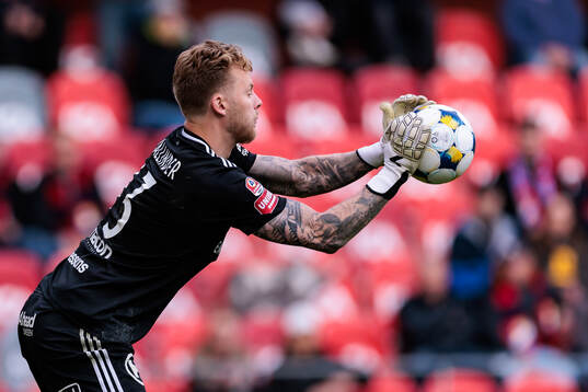 Östers målvakt  Robin Wallinder