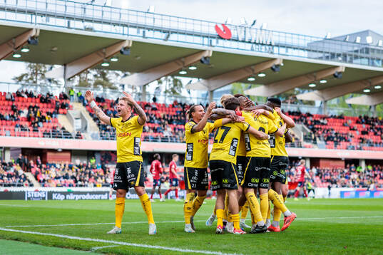 Elfsborgs spelare jublar