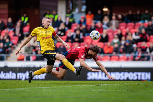 Elfsborgs Sebastian Holmen och Östers Alibek Aliev