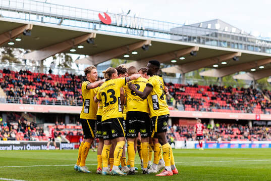 Elfsborgs spelare jublar