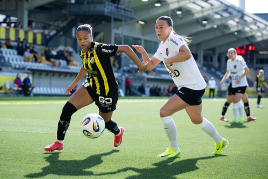 Häckens Felicia Schröder och Brommapojkarnas Emilia