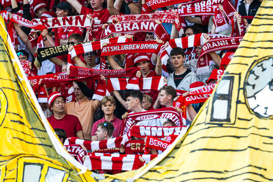 Spectators in the stands