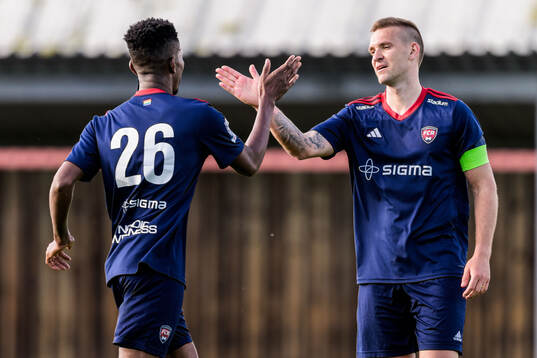 Rosengårds Emil Grimbe jublar