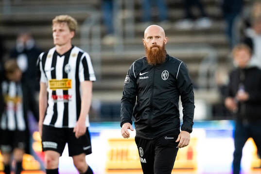 Landskronas tränare Max Mölder
