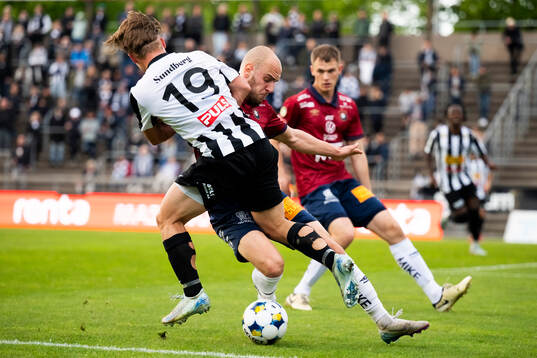 Landskronas Vincent Sundberg och Örgrytes Amel Mujanic