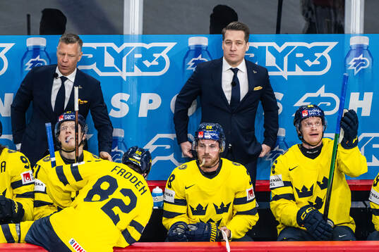Head coach Sam Hallam of Sweden