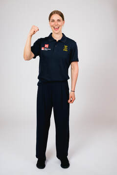 Ice hockey athlete Ida Karlsson of Sweden poses for a