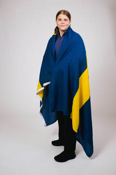 Ice hockey athlete Hanna Thuvik of Sweden poses for a