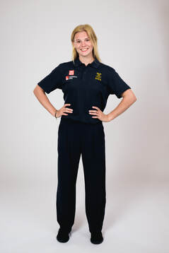 Ice hockey athlete Thea Johansson of Sweden poses for a