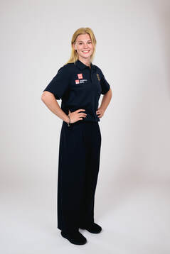 Ice hockey athlete Thea Johansson of Sweden poses for a