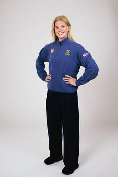 Ice hockey athlete Thea Johansson of Sweden poses for a