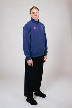 Ice hockey athlete Sara Hjalmarsson of Sweden poses for a
