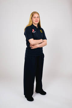 Ice hockey athlete Ebba Svensson Träff of Sweden poses for