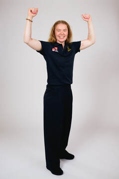 Ice hockey athlete Paula Bergström of Sweden poses for a