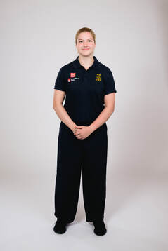 Ice hockey athlete Ebba Hedqvist of Sweden poses for a