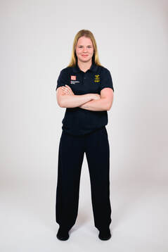 Ice hockey athlete Mira Jungåker of Sweden poses for a