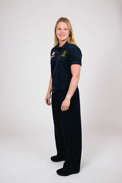 Ice hockey athlete Mira Jungåker of Sweden poses for a