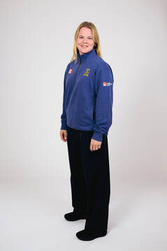 Ice hockey athlete Mira Jungåker of Sweden poses for a