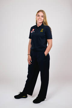 Ice hockey athlete Josefin Bouveng of Sweden poses for a