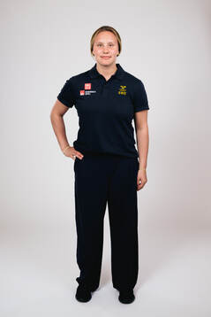 Ice hockey athlete Jenna Raunio of Sweden poses for a