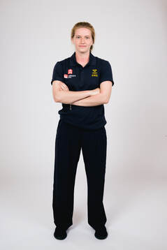 Ice hockey athlete Hilda Svensson of Sweden poses for a