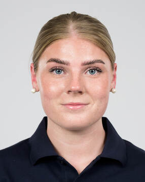 Ice hockey athlete Lova Blom of Sweden poses for a portrait