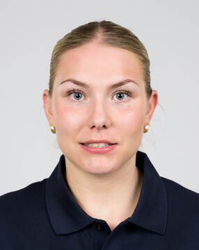 Ice hockey athlete Elin Svensson of Sweden poses for a
