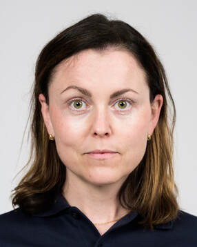 Ice hockey physiotherapist Elin Stenberg of Sweden poses