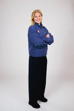 Ice hockey athlete Thea Johansson of Sweden poses for a