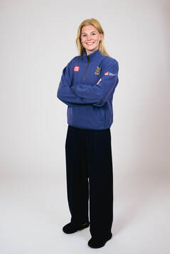 Ice hockey athlete Thea Johansson of Sweden poses for a