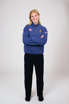 Ice hockey athlete Thea Johansson of Sweden poses for a