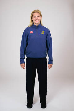 Ice hockey athlete Thea Johansson of Sweden poses for a