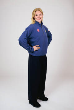 Ice hockey athlete Thea Johansson of Sweden poses for a