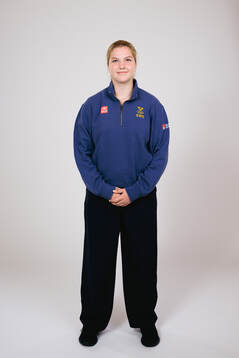 Ice hockey athlete Ebba Hedqvist of Sweden poses for a