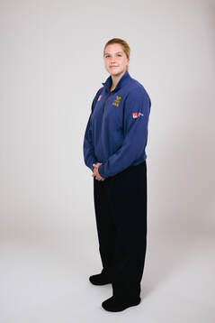 Ice hockey athlete Ebba Hedqvist of Sweden poses for a