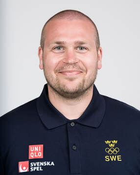 Ice hockey assistant coach Dennis Bozic of Sweden poses for