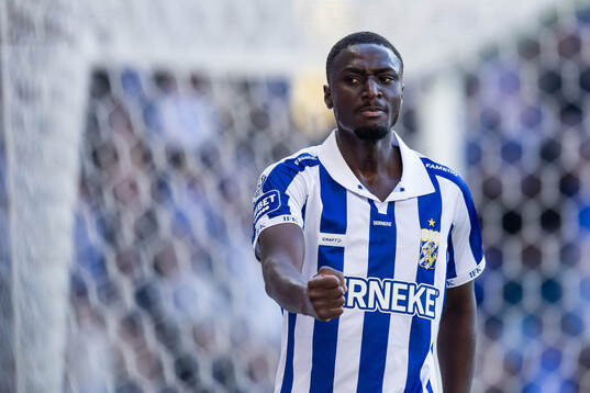 IFK Göteborgs Imam Jagne jublar