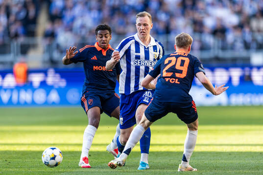 Djurgårdens Isak Alemayehu Mulugeta och IFK Göteborgs