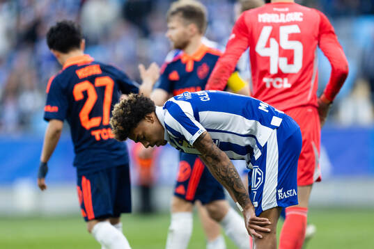 IFK Göteborgs Sebastian Clemmensen deppar